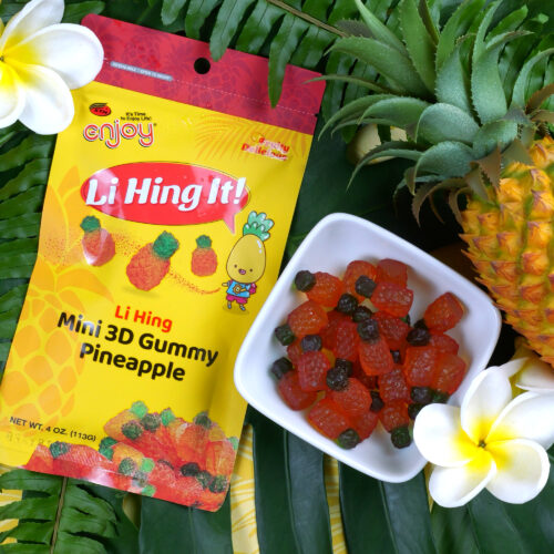 Li Hing It! Mini 3D Gummy Pineapple